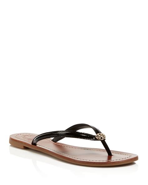 Fendi Women's Patent Leather Sandals and Flip Flops